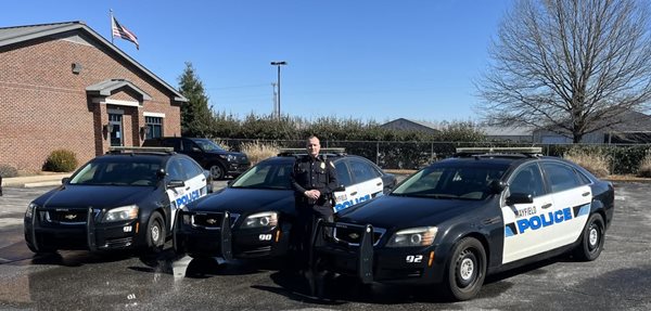 Mayfield PD pays it forward, donates cars to new training facility