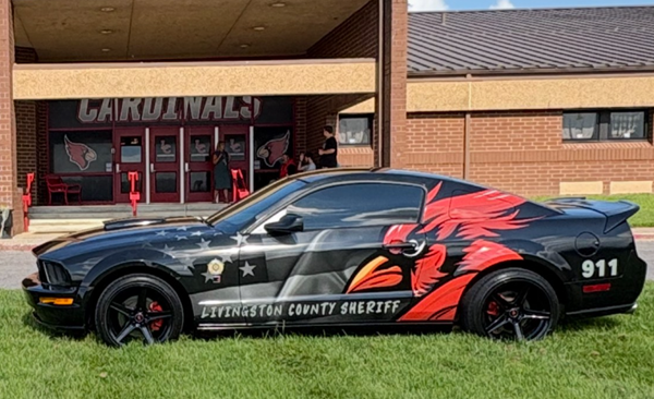 Livingston Sheriff's office reveals 'new' SRO vehicle