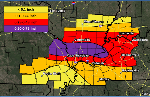 Ice totals up to 3/4 inch in southern Illinois, Crittenden County