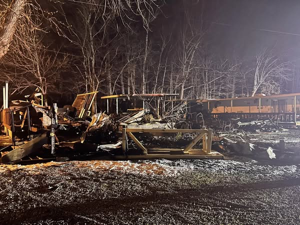 Fire causes damage at Lyon County campground