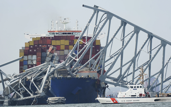 Six bridge workers feared dead from Baltimore cargo ship crash