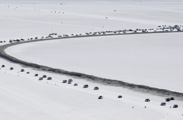Driver attempting land speed record at Bonneville Salt Flats dies after losing control of vehicle