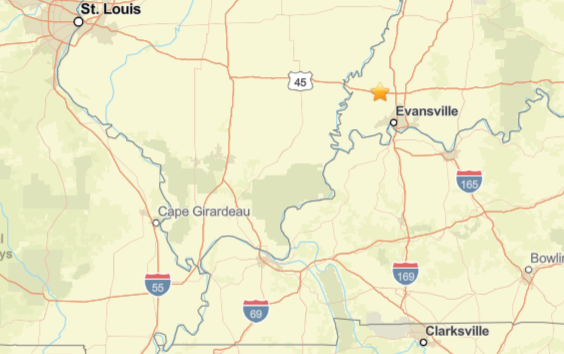 2.6 quake felt near Evansville 