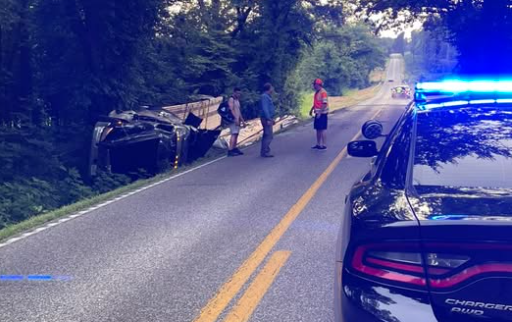 Semi overturns near Water Valley, no one injured