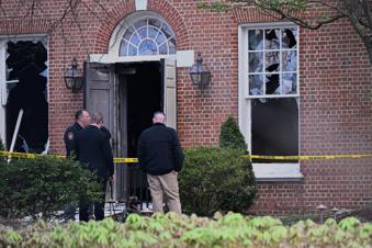 Suspect arrested in arson fire that forced Pennsylvania governor's family to flee residence