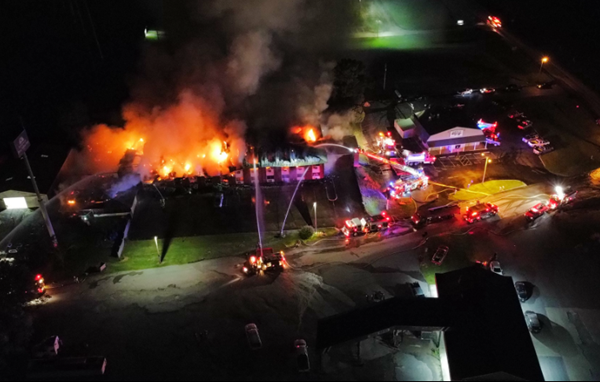 Former Ullin motel on I-57 destroyed by fire
