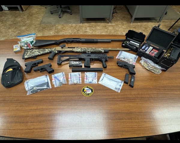 Traffic stop in Trigg County nabs fugitive from Florida with drugs and guns