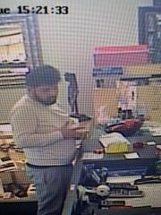 Suspect sought for business theft in Paducah area