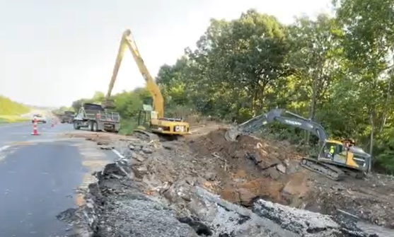 I-69 restricted in Hopkins County by shifting ground beneath roadway
