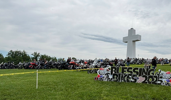 Blessing of the Bikes draws thousands to Bald Knob Cross