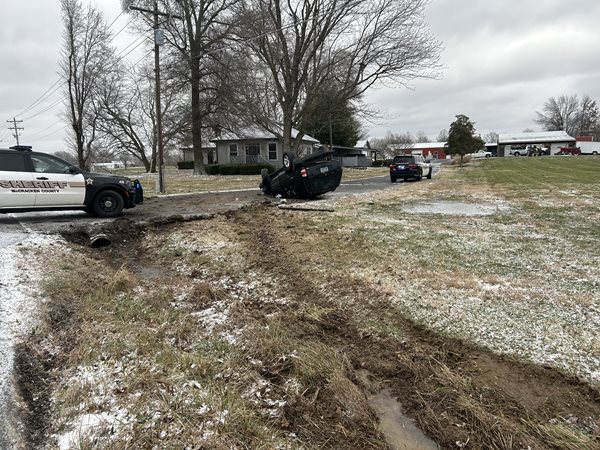 Rollover on Old US 60 sends Kevil man to the hospital