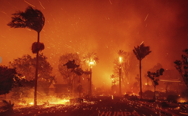 As L.A. fires burn, Hollywood turns Oscars into pledge drive