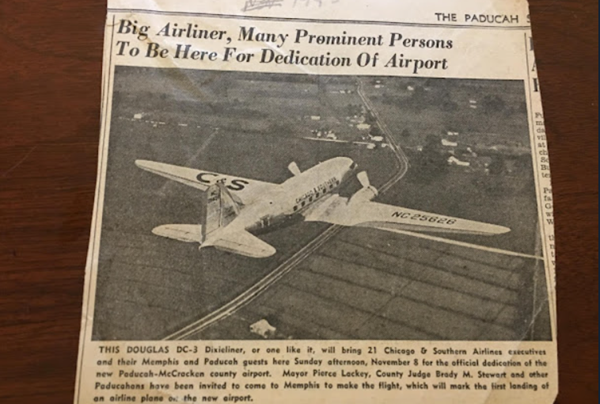 Barkley Airport celebrates 79th anniversary of first airline flight