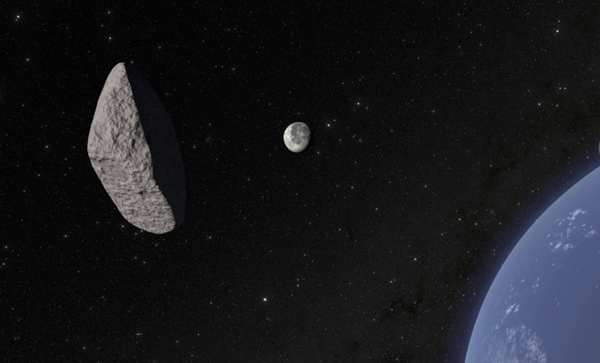 New observations show asteroid that won't hit Earth shaped like hockey puck