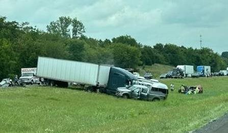 Three dead in I-24 Livingston County multi-vehicle crash