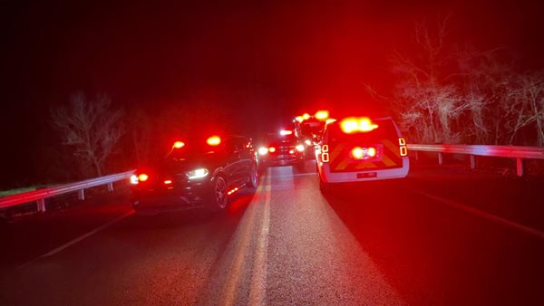 New Year's Eve crash shuts down Blandville Road