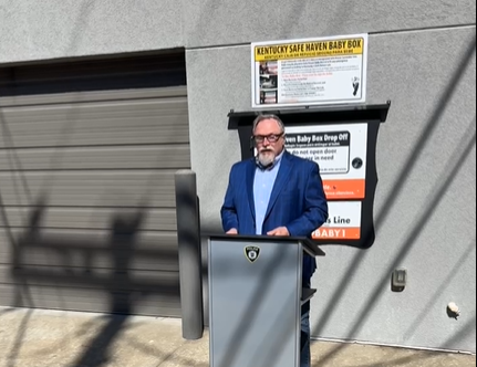 Murray Police Department dedicates new Safe Haven baby box