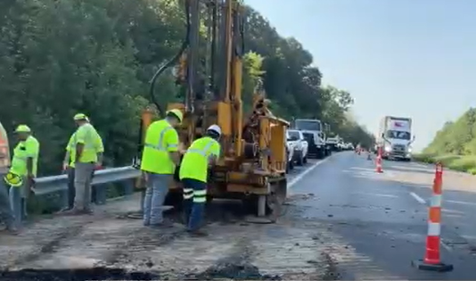 I-69 restricted in Hopkins County by shifting ground beneath roadway