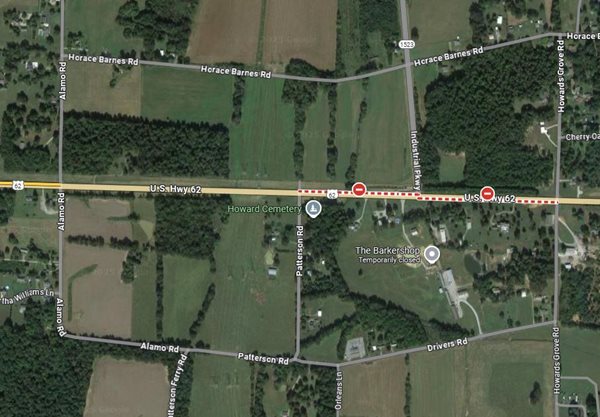 Dump truck crash west of Calvert City closes US 62 for several hours
