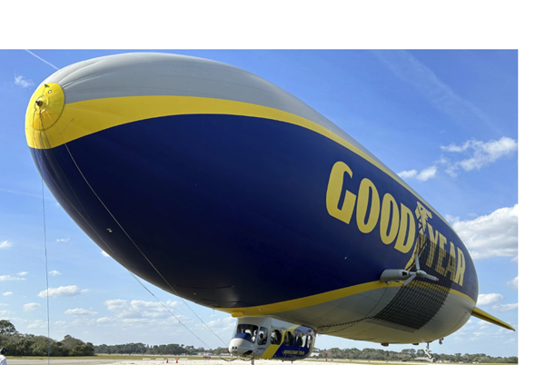 The Goodyear blimp is 100 years old