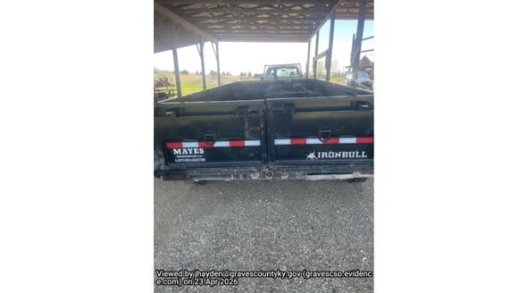 Stolen construction equipment recovered in Graves County, suspect arrested 