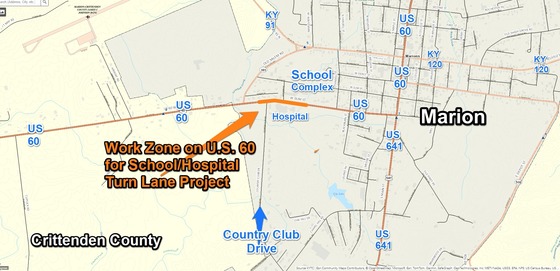 Automated signal removed from US 60 work zone in Crittenden County 