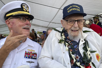 Centenarian survivors of Pearl Harbor return to honor those who perished 82 years ago