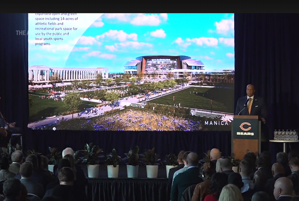 Bears reveal plans for domed stadium on Chicago lakefront