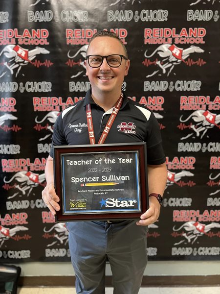 First Teacher of the Year Awarded to Reidland's Sullivan