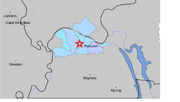 2.5 magnitude quake felt in western McCracken County