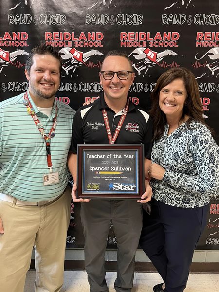 First Teacher of the Year Awarded to Reidland's Sullivan
