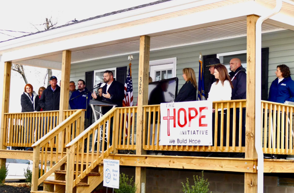 New homes dedicated at third anniversary observance of tornado in Mayfield