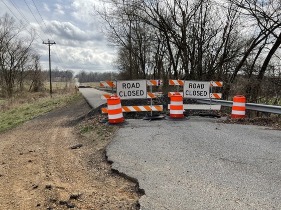 Construction of New Soldier Creek Bridge on KY 2603/Vanzora Road in Marshall County begins Thursday