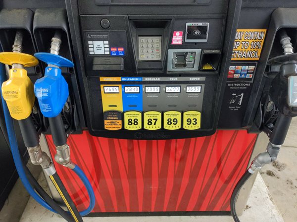 Gas prices on the rise in the region 