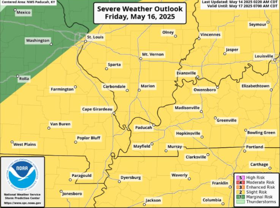 Heat, humidity builds in a chance for supercells Thursday, Friday