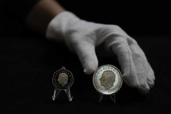 Royal mint unveils first coins featuring King Charles