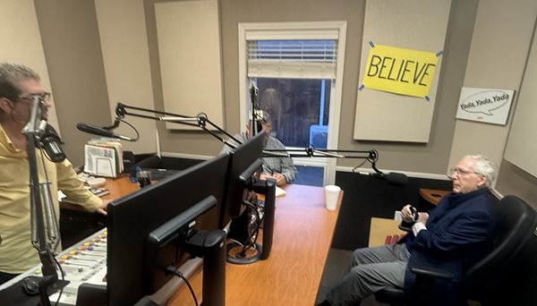 Senator McConnell visits for interview