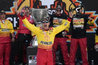 Logano wins Phoenix finale for 3rd NASCAR Cup championship