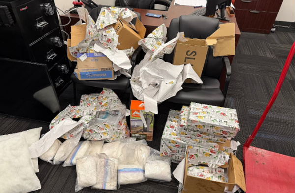 55 pounds of meth discovered wrapped as Christmas presents near Louisville
