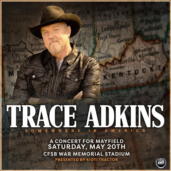 Trace Adkins to host free concert, video shoot in Mayfield