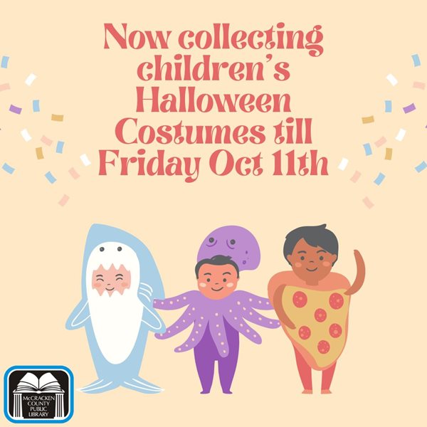 McCracken County Public Library collecting Halloween costumes for kids