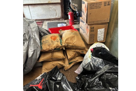 Louisville couple accused of stealing 438 pounds of explosives