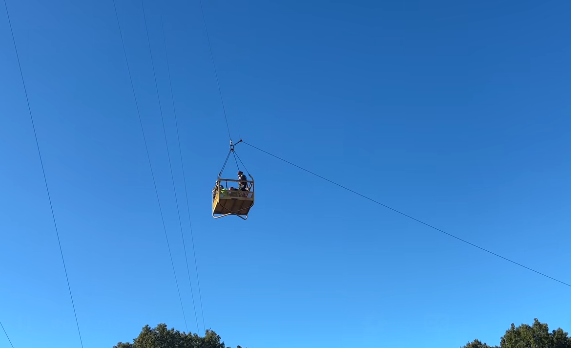Man restrained, rescued after climbing 900 feet up St. Louis TV tower