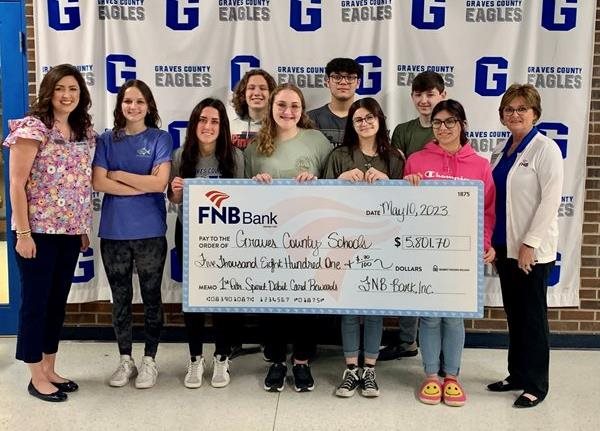 FNB Bank announces spirit card donations to area schools