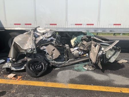 Four-Vehicle I-24 Collision Sends One to Hospital
