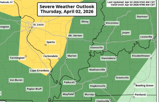 40 MPH gusts today, a few severe storms this evening