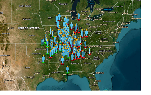 Hundreds watch green fireball streak across the Midsouth