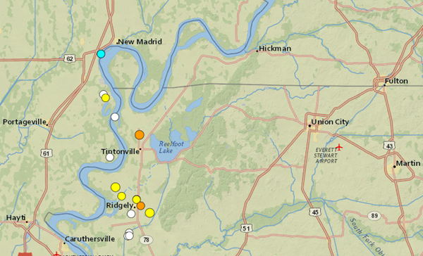 2 more quakes near Reelfoot Lake Monday after flurry of tremors in April