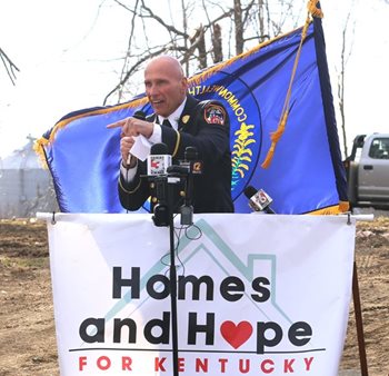 Homes and Hope break ground to rebuild first Mayfield home 