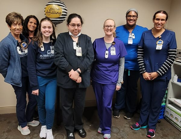 MCCH nursing staff honors fellow employee